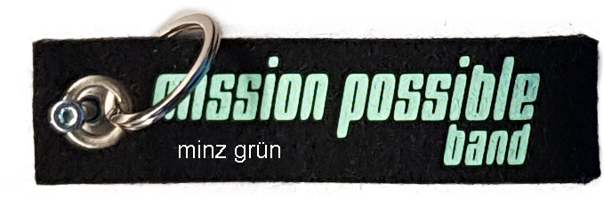 Schlüsselanhänger aus schwarzem Filz mit beidseitigem Aufdruck – Bild 15