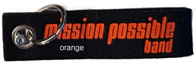 Schlüsselanhänger aus schwarzem Filz mit beidseitigem Aufdruck – Bild 14