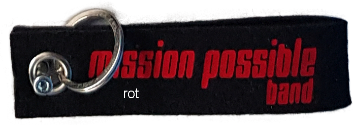 Schlüsselanhänger aus schwarzem Filz mit beidseitigem Aufdruck – Bild 12