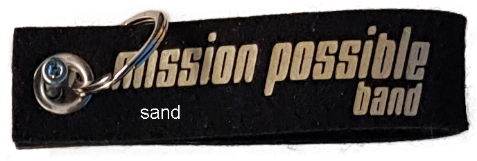 Schlüsselanhänger aus schwarzem Filz mit beidseitigem Aufdruck – Bild 11