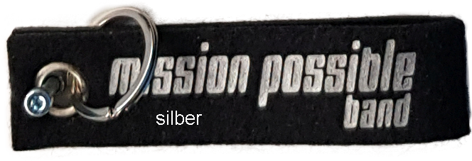 Schlüsselanhänger aus schwarzem Filz mit beidseitigem Aufdruck – Bild 10