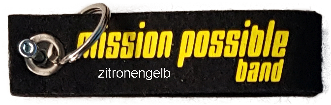 Schlüsselanhänger aus schwarzem Filz mit beidseitigem Aufdruck – Bild 16