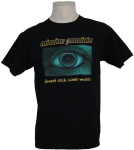 T-Shirt Unisex schwarz, Aufdruck Auge rechteckig