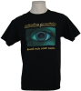 T-Shirt Unisex schwarz, Aufdruck Auge rechteckig